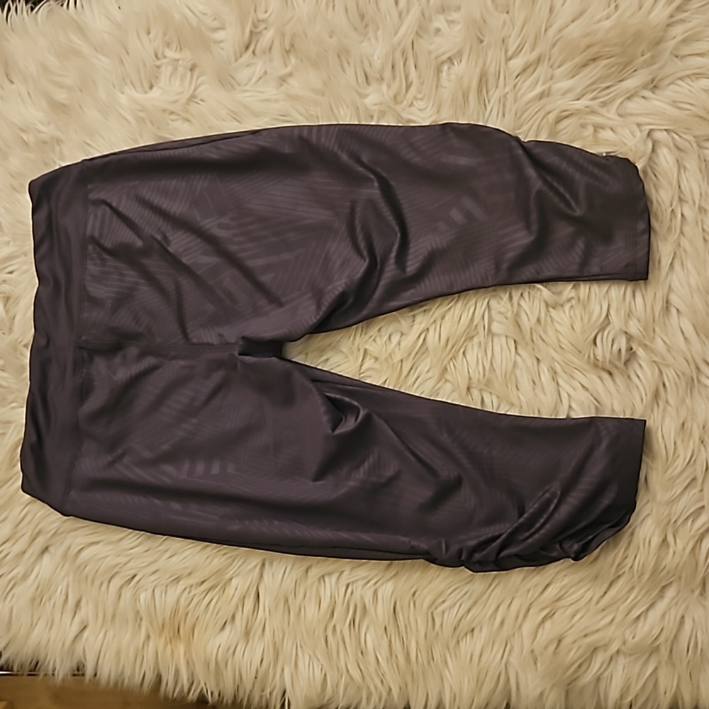 Jockey Gray Leggings – Stripe Detail, Scrunch Ankle, Size Medium - Picture 3 of 4